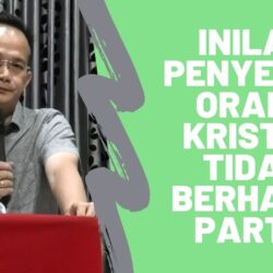 Inilah penyebab orang kristen tidak berhasil part 2