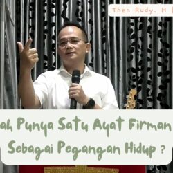 Perlukah punya 1 ayat FT sebagai pegangan hidup 