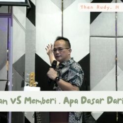 Kemakmuran VS Memberi . Apa dasar dari memberi 